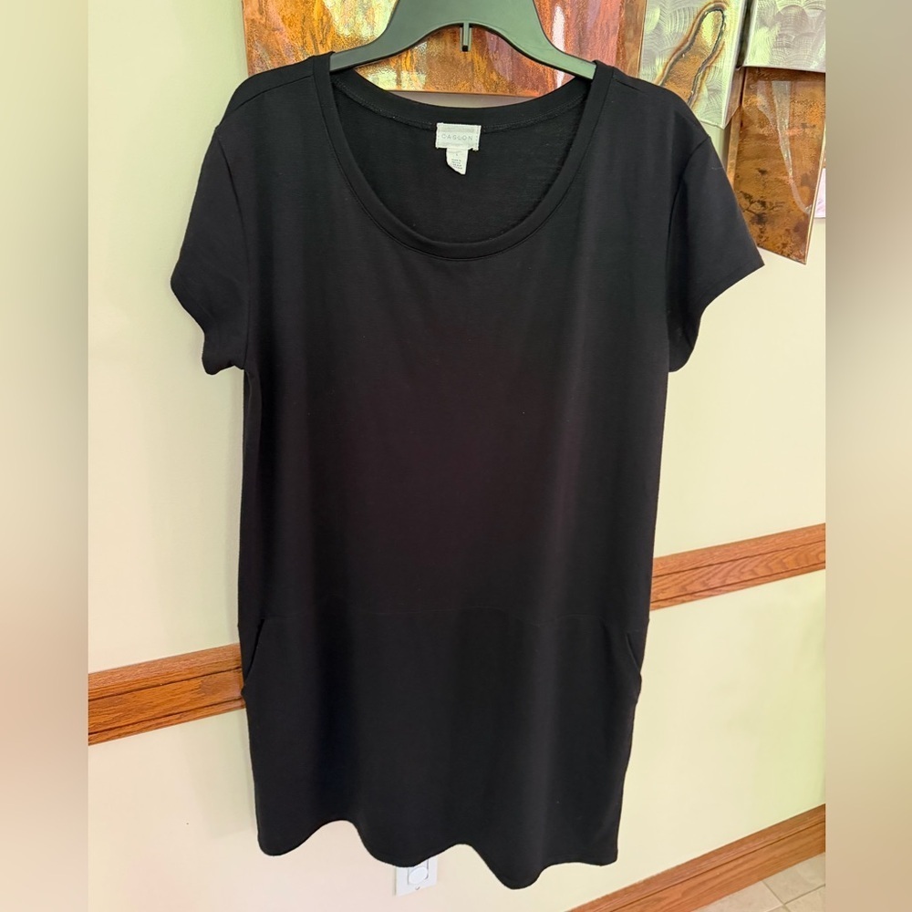 Caslon Black Casual T-shirt Dress with Pockets!